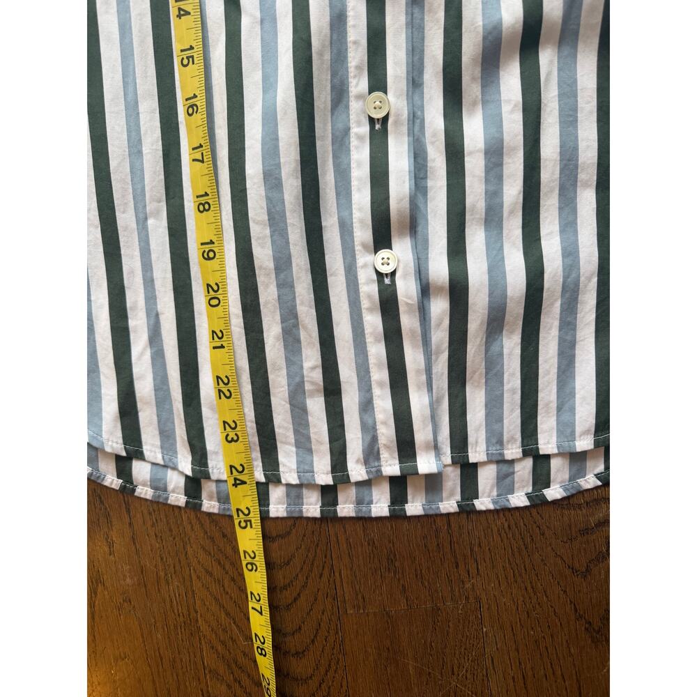 Madewell Easy Y-Neck Button-Up Shirt in Botanical Green Size XS NW713 - Picture 16 of 16